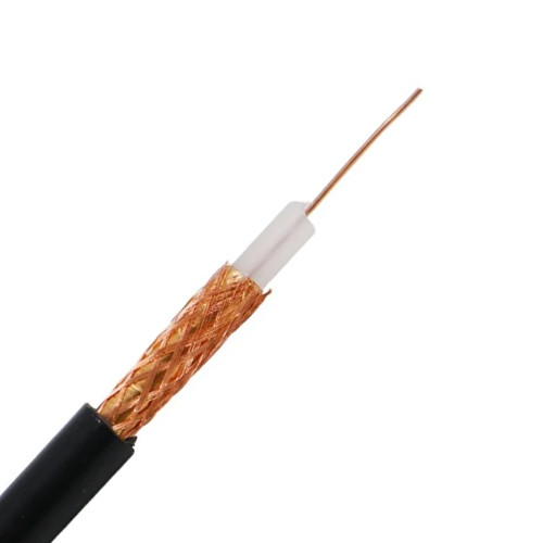 RG59 B/U BC 95% BC PE Coaxial F TV BNC Connectorquad-Shield RG6 CCTVNetwork Communication Wire Computer Cable