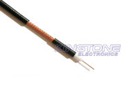 18 AWG Bare Copper Conductor RG6 Riser CMR Coaxial Cable for TV Antenna