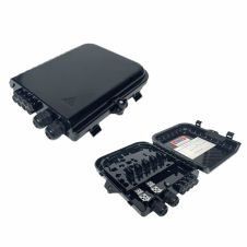Fiber Optic Terminal Box with IP55 to IP68 Rating, ABS/ABS+PC/PP+Glassfiber Material, and 4/8/12/16/24/48/96 Cores