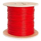 Riser-Rated Fire Alarm Cable 22AWG Solid Copper UL FPLR-CL2R Red PVC Jacket