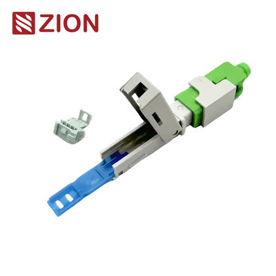 SC APC Fast Assembly Connector with High Installation Success Rate Reusable Embedded Fiber Optic Structure for Data Video Transmission