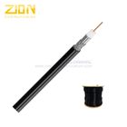 Low Loss 18 AWG CCS RG6 Coaxial Cable CMR Rated PVC 75 Ohm for Ethernet