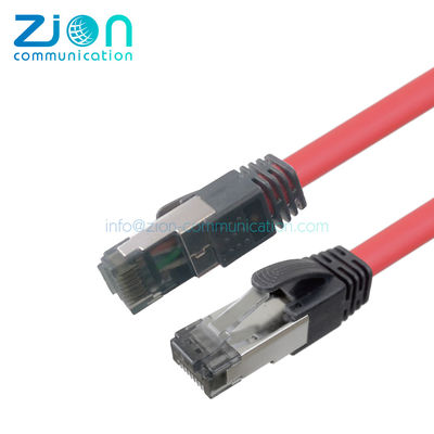 Cat 8 Patch Cord with 2000MHz Frequency Bare Copper Conductor and LSZH Jacket for High-Speed Data Centers