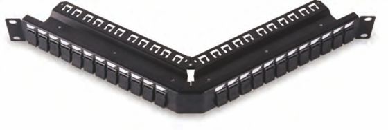 24 Ports Blank Patch Panel 1U Rackmount Shielded for Data Center Rack Accessories