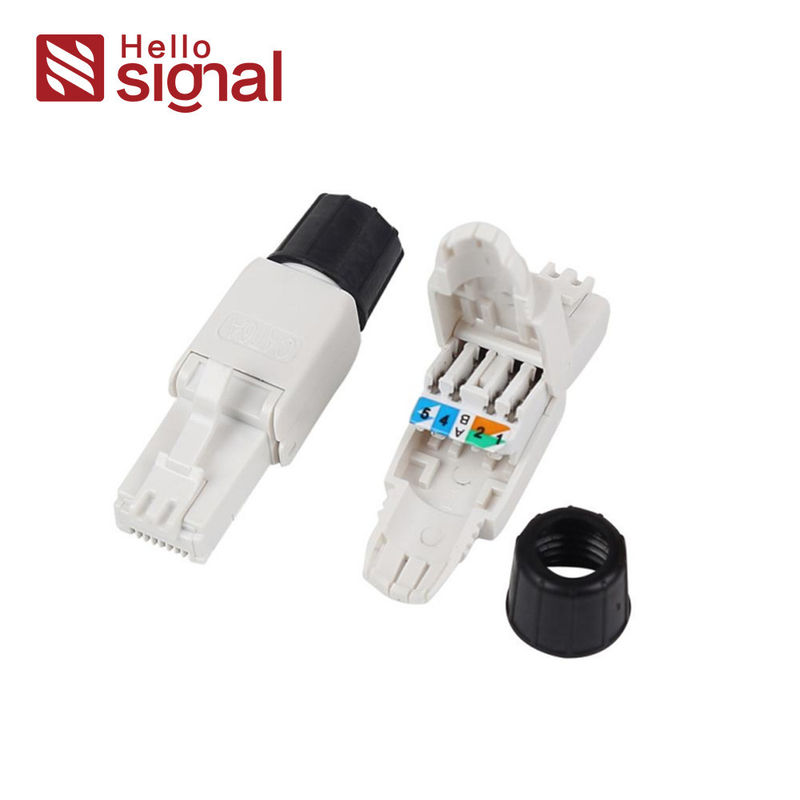 Solid And Stranded Unshielded UTP CAT6A RJ45 Toolless Plug ZC-G40U-C6A