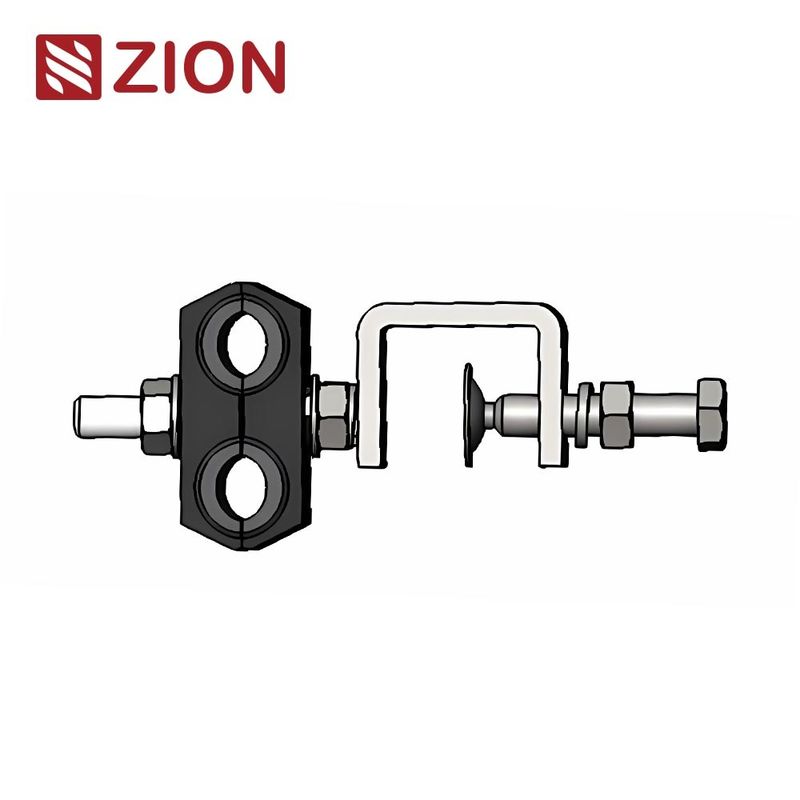 Outdoor FTTH Stainless Steel 304 Flat Cable Drop Clamp