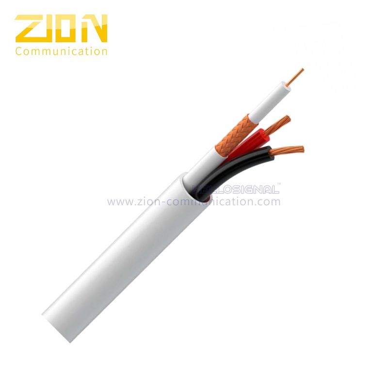 Composite Cable 24 × 0.20mm CCA Power CCTV Coaxial Cable for Digital Video