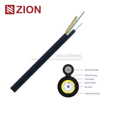 HDPE dei tubi 4.6x8.8 dei filati dei cavi a fibre ottiche GYXY-8S Aramid di goccia di FTTH