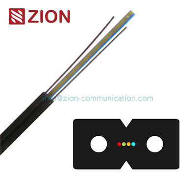 Fibre dell'interno 2.0x4.0 LSZH del nastro del cavo flessibile GJXDH/di GJXFDH FTTH