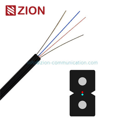 1 cavo flessibile ottico del centro G657A Gjxh Gjxfh Ftth del centro 2 con il rivestimento di Lszh