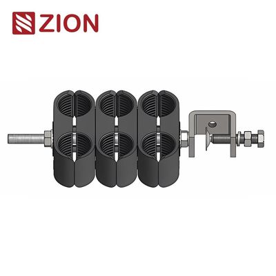 6 Way in acciaio inossidabile Epdm Flat Drop Cable Clamp per esterni