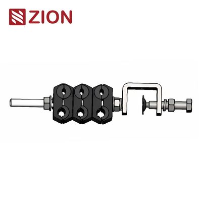 Acciaio inossidabile 304 Clamp per cavi di alimentazione ad 6 vie